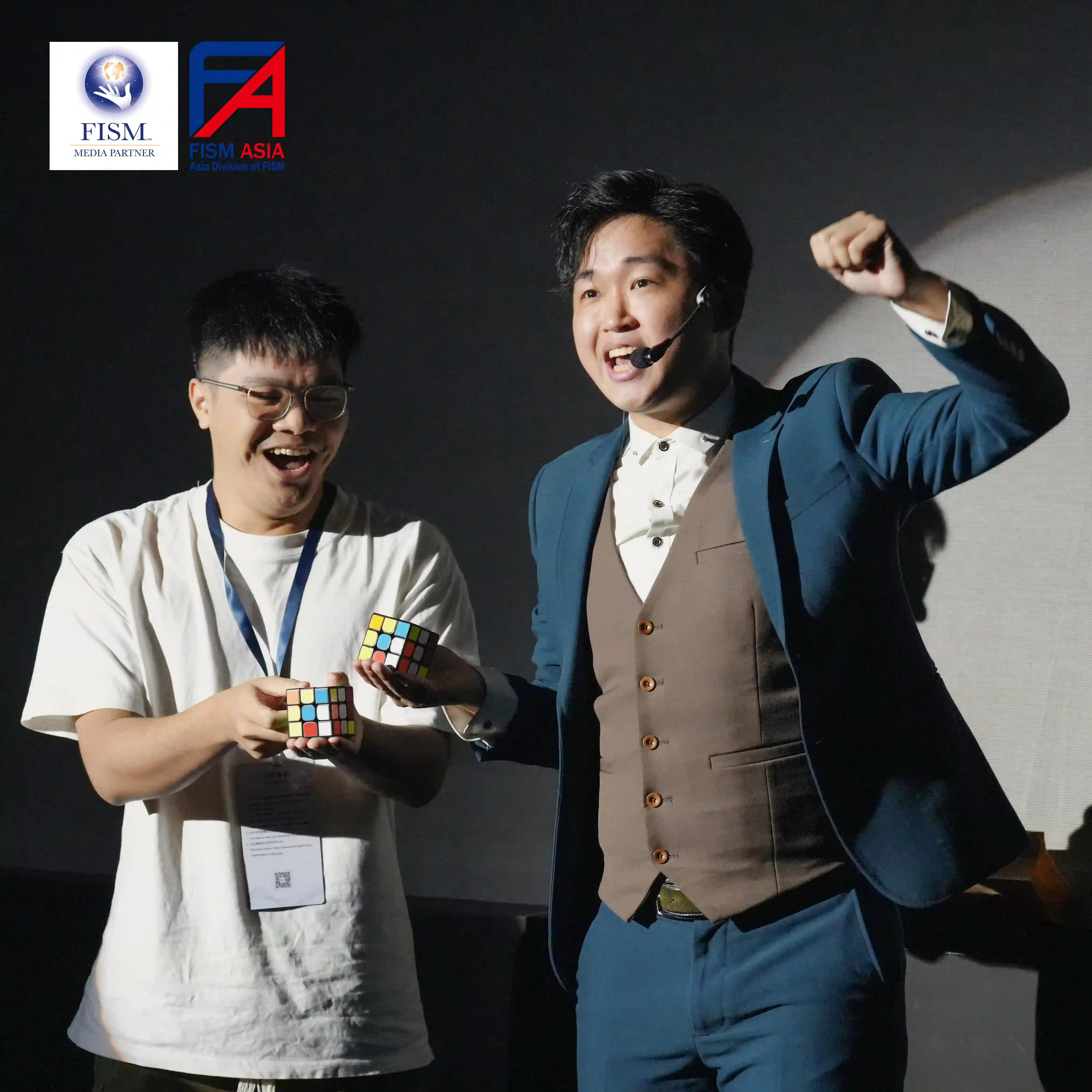 Magician creating a magical moment for guests in Hong Kong